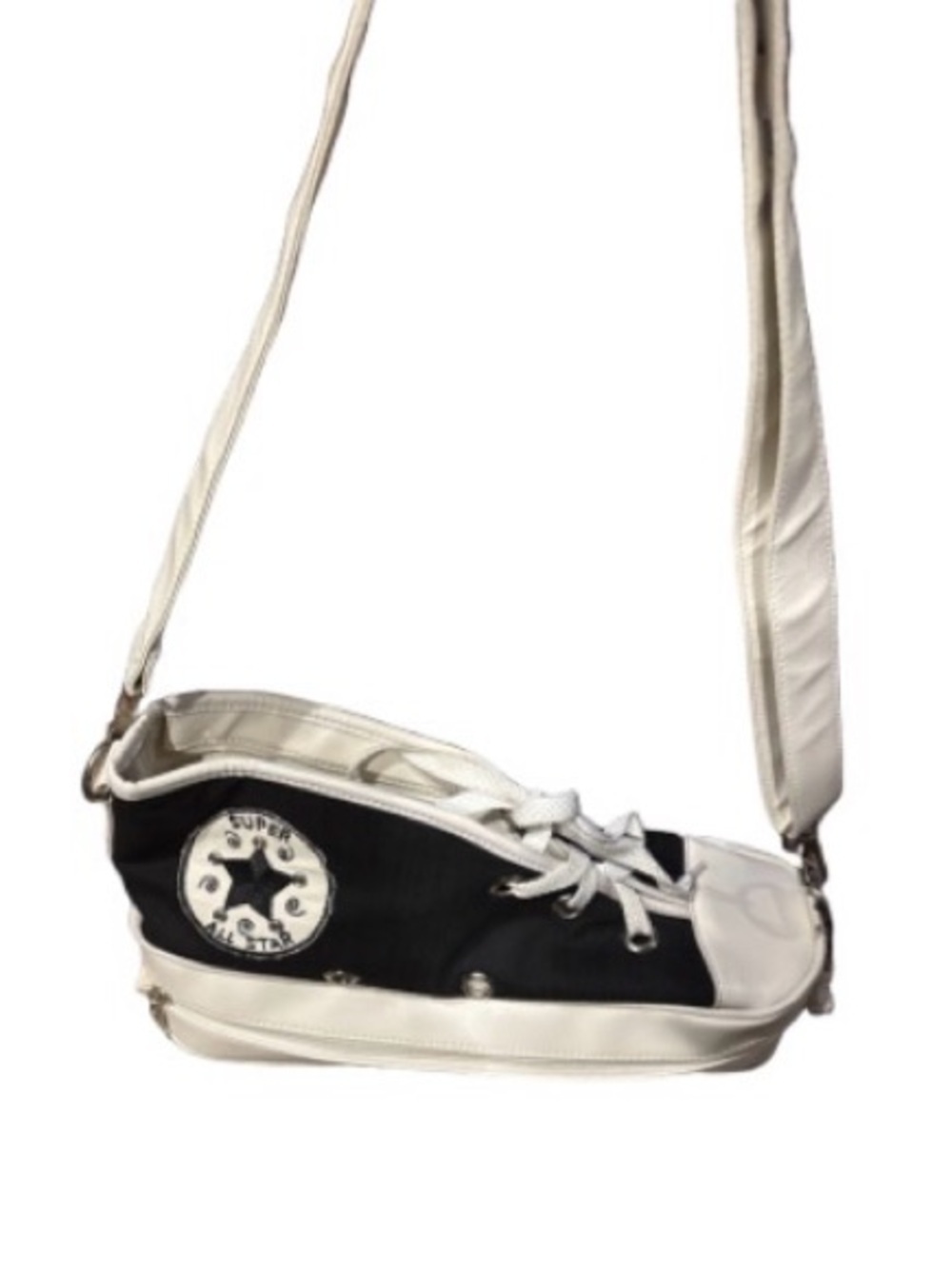 Black & White 'Superstar' Sneaker Crossbody Bag